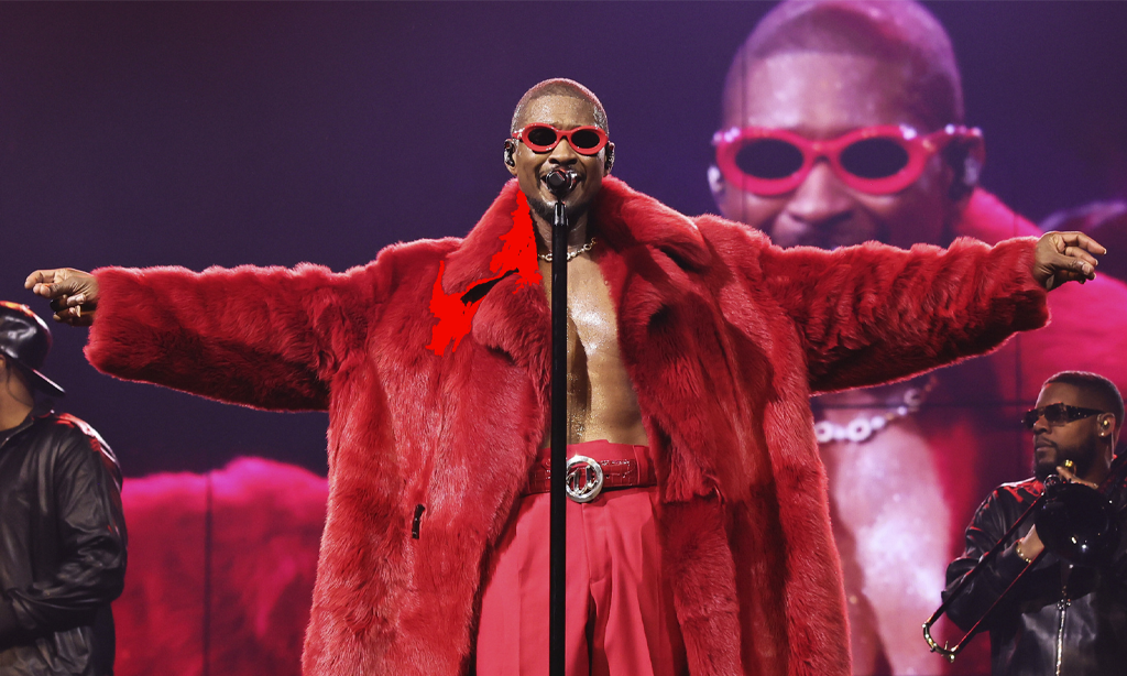 Usher Raymond performing live on stage